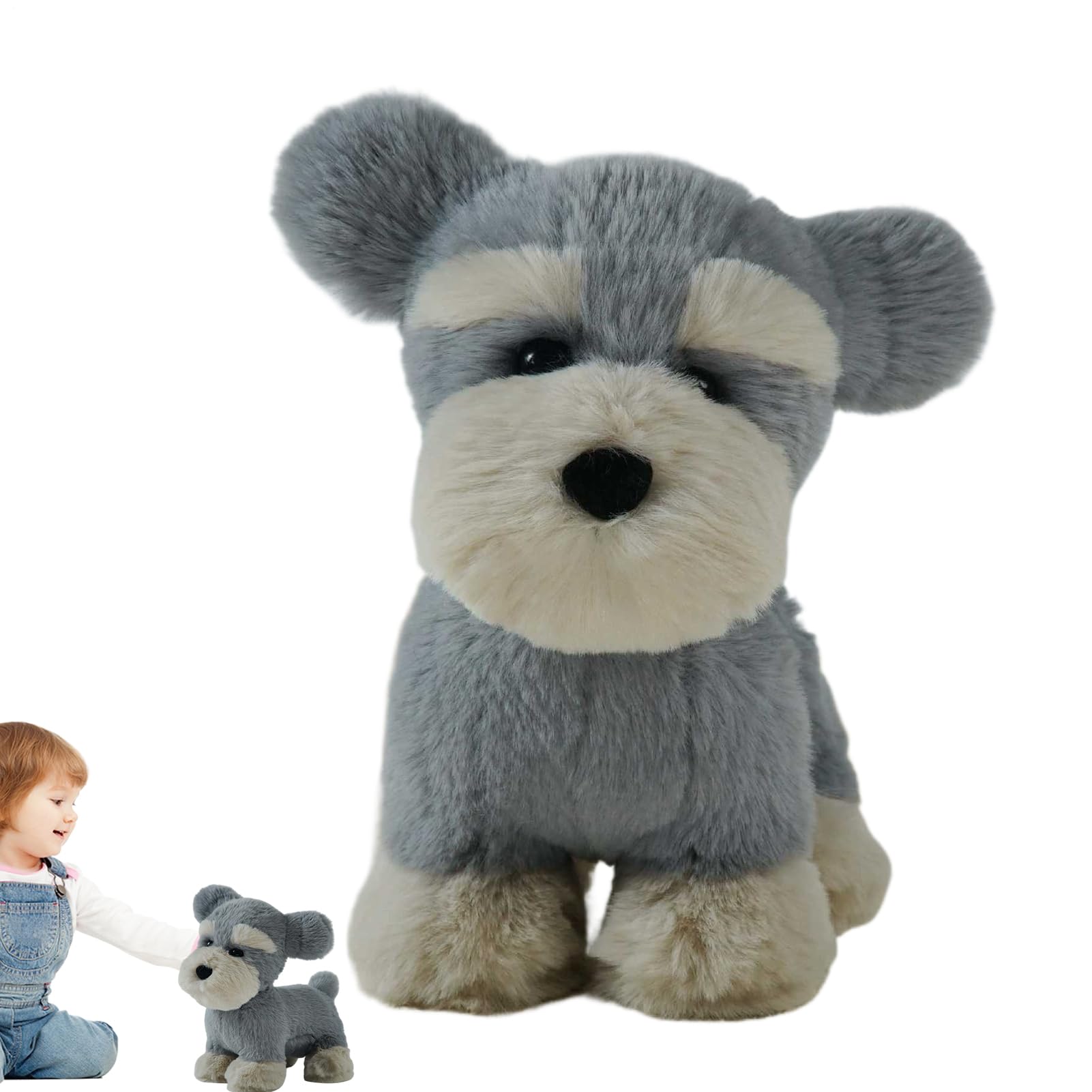 Chien en peluche coussin doudou contre les douleurs de posture