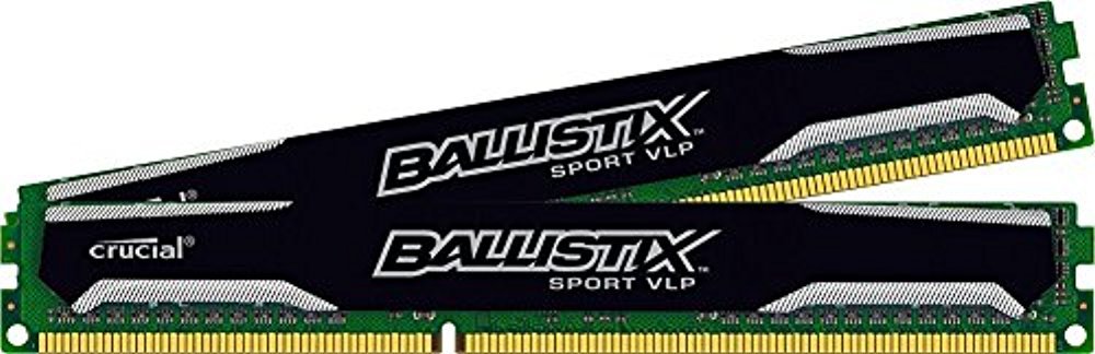 Ballistix Sport 8GB Kit (4GBx2) DDR3-1600 Very Low Profile UDIMM