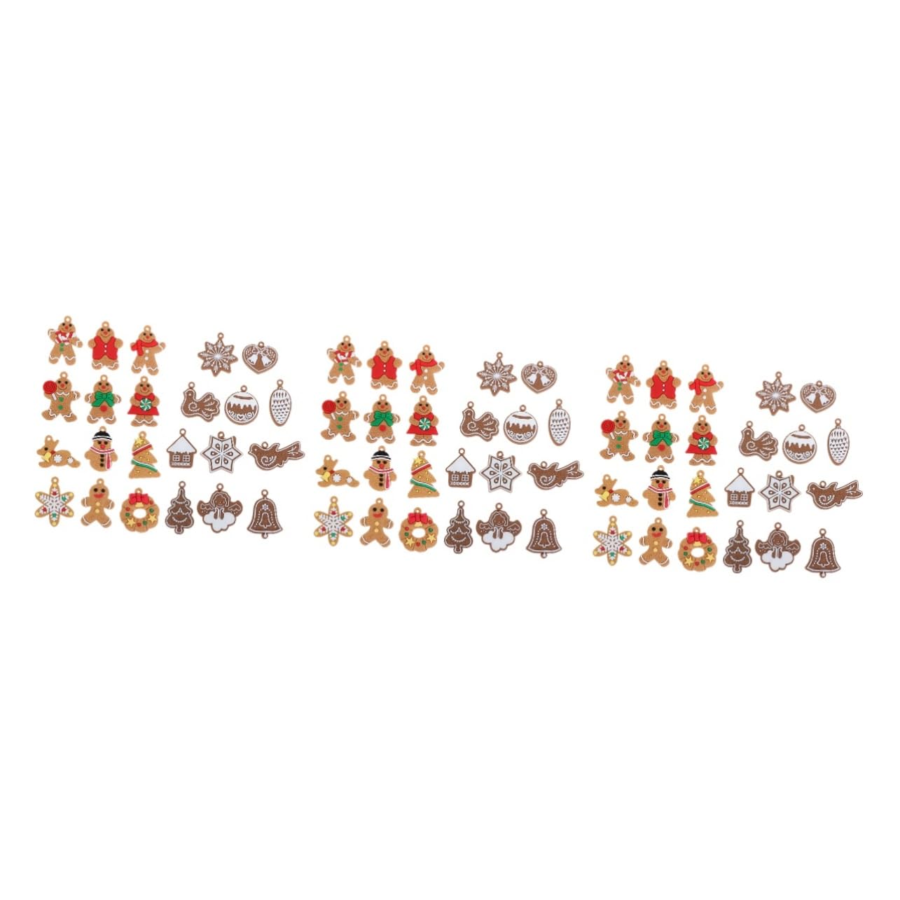 Zerodeko 3 Set Di Decorazioni Natalizie in Pvc Per Albero Di Natale Decorazioni Da Appendere Per Feste Di Natale 23 Pezzi * 3