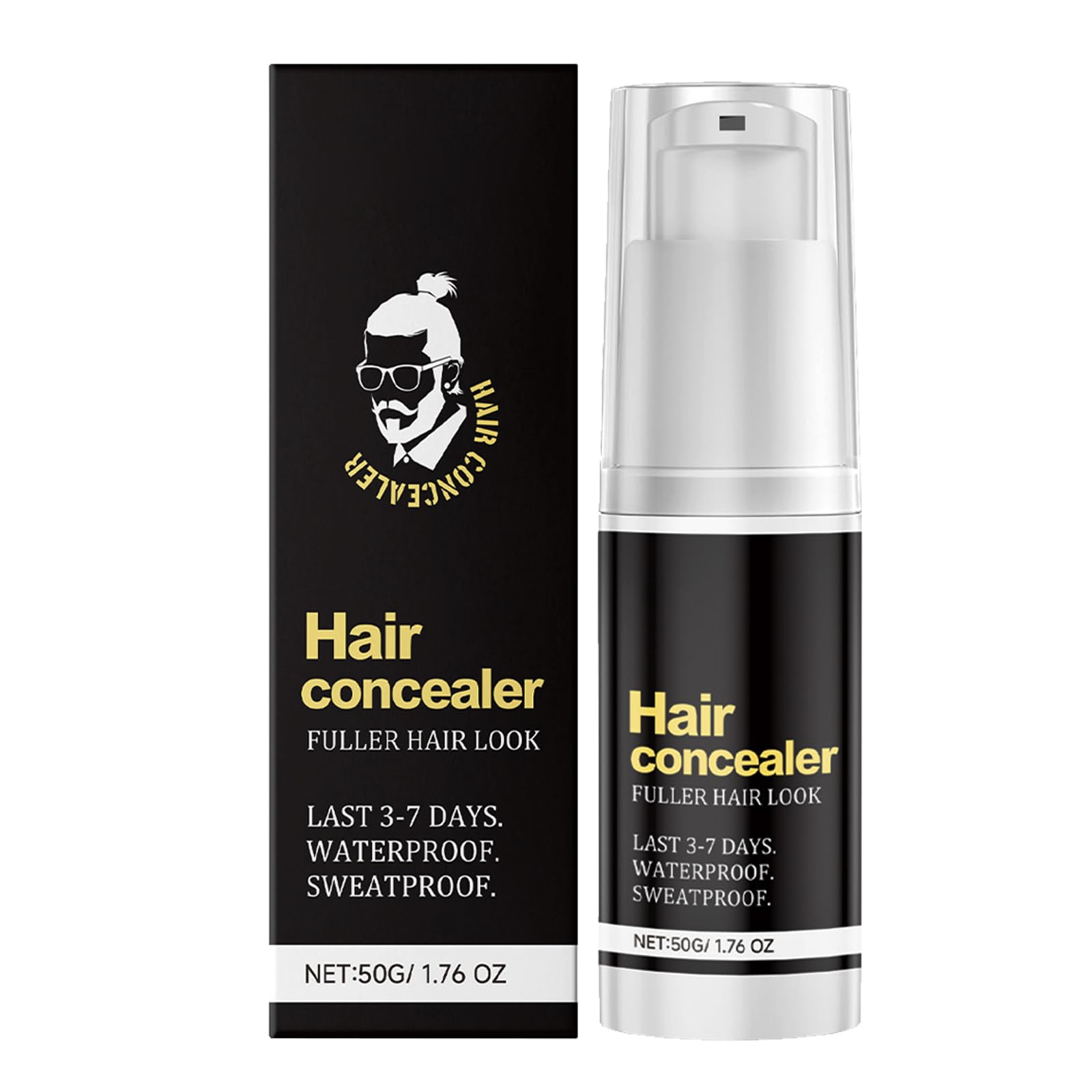 Correttore per capelli, per capelli, per uomini, impermeabile e resistente al sudore