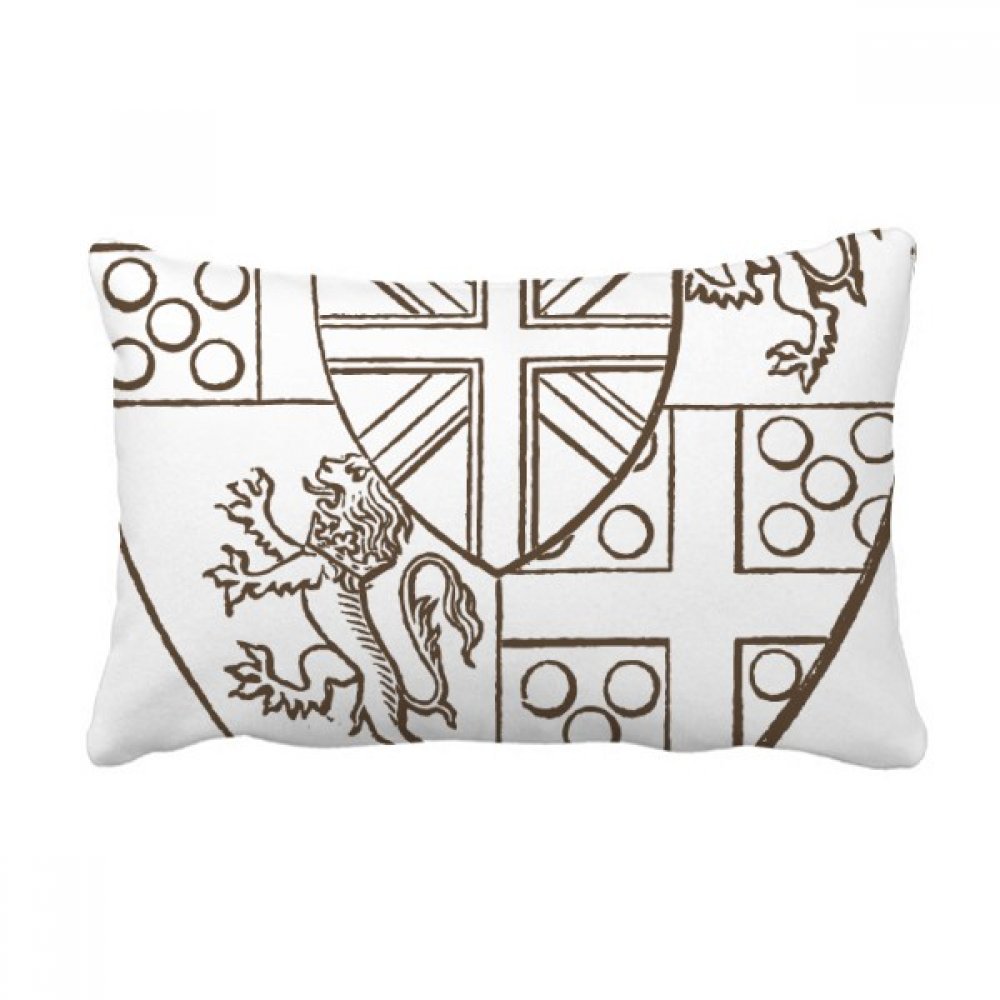 Oreiller lombaire lion style baroque, décoration haut de gamme