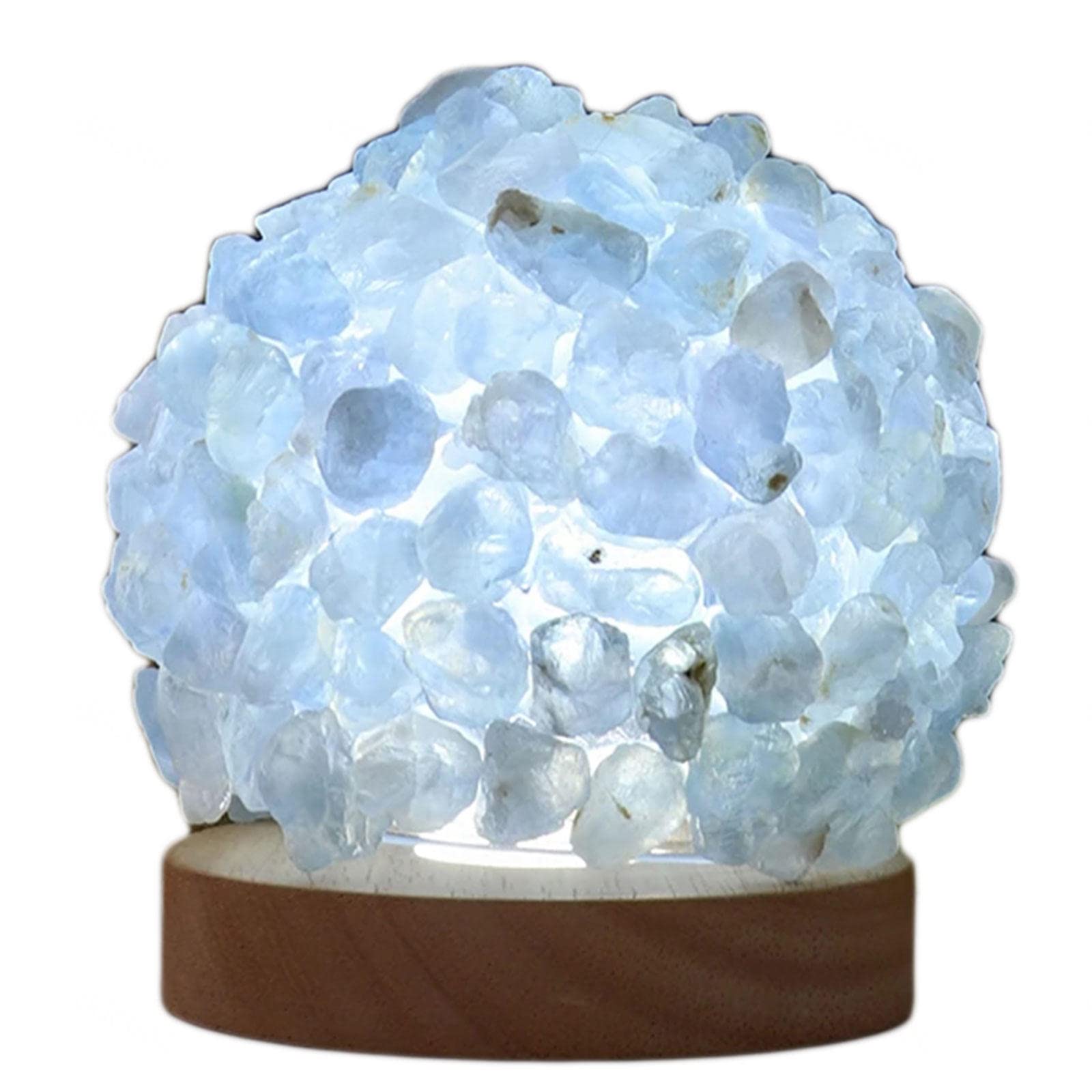 Amazon.co.jp : 家の装飾のための木製ベースの自然治癒クリスタル