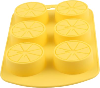 6 Cavity Fruit Silicone Candy Molds Set Of 2
