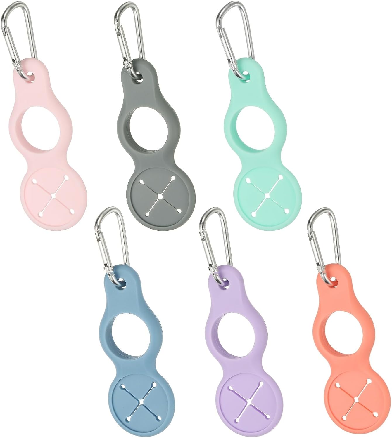 Water Bottle Clip, Silicone Water Bottle Carrier Hanging Buckle Clip with Towel Loop