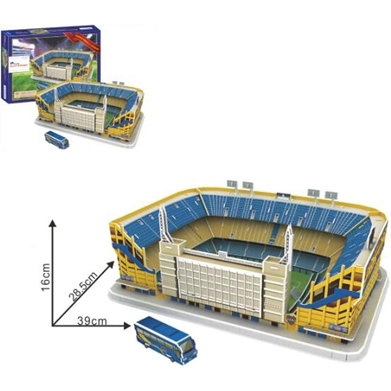 ファンのためのサッカー場モデル エスタディオアルベルトj アルマンド スタジアムラ ボンボネーラ3d建築パズルのおもちゃお土産 15sc2ngrzk Godawaripowerispat Com