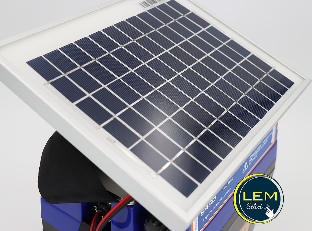 Elettrificatore con pannello solare per recinzione elettrica 5W 12V