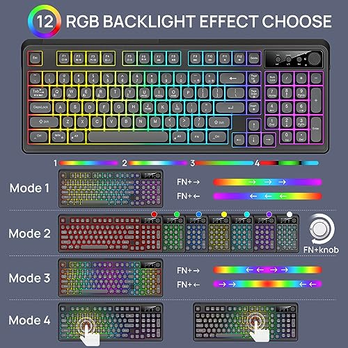 Teclado Gamer BT98 KOLMAX Conectividad Bluetooth miniatura 4