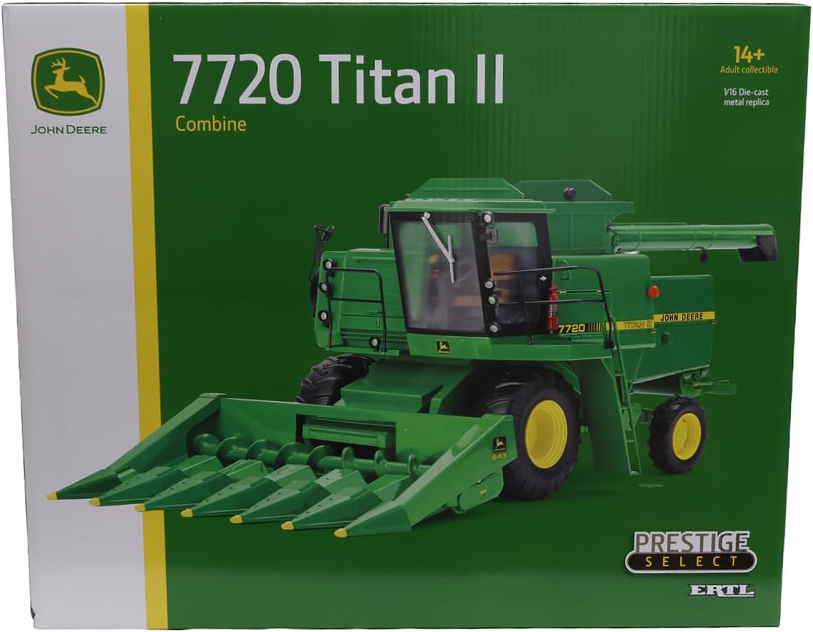 John Deere 1/16 7720 Titan II Combine Prestige Select Series Toy - LP86763