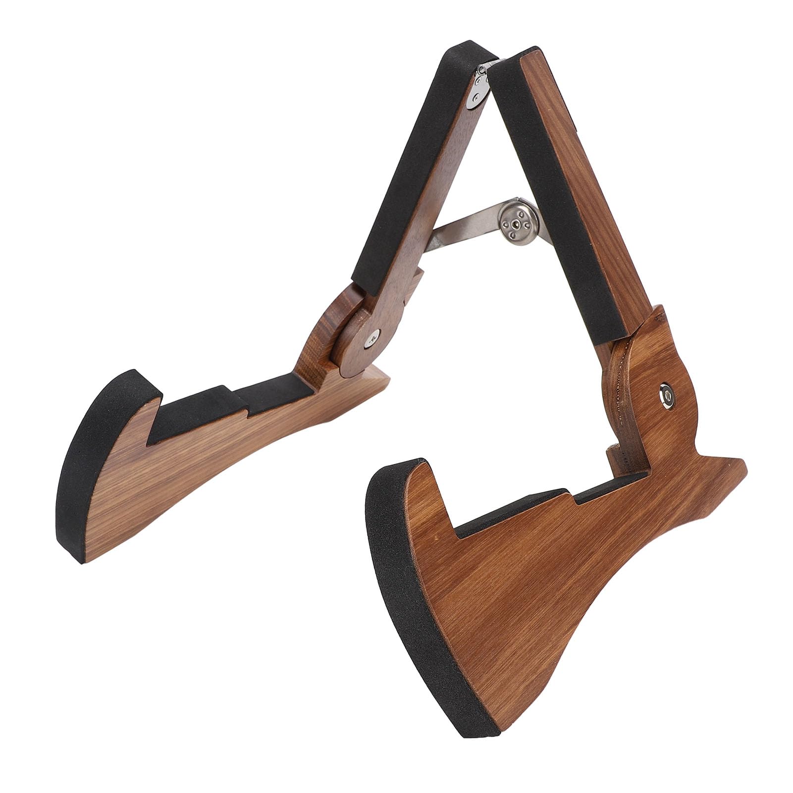 Kadimendium Eleganter Gitarrenständer aus Holz für Akustische E-Bassgitarren, Perfekt Zum Üben und für Konzerte