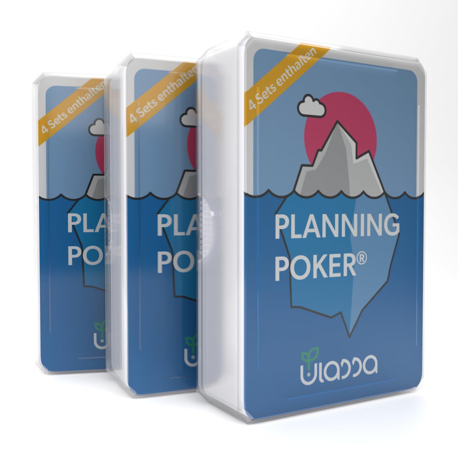 Jeu de Carte de Agile Planning Poker Cards pour 12 Personnes (3 Jeux) - Jeu de Cartes Scrum Poker pour Une estimation Efficace des Efforts en équipe - Version Ulassa