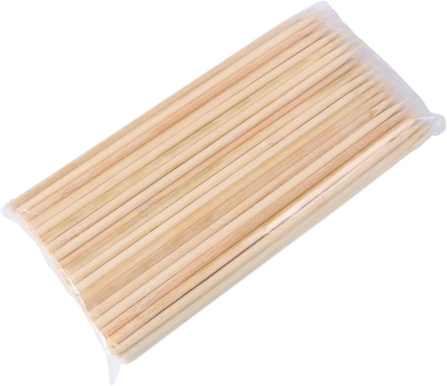 100pcs 20-50CM BBQ Wooden BBQ Skewers Food Meat Tool Barbecue Party Disposable Long Sticks BBQ Accessorie(20CM x5mm)