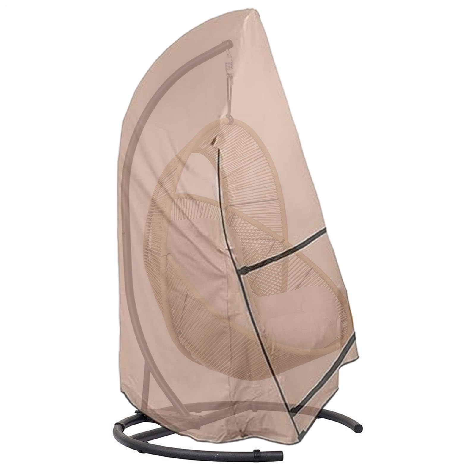Housse pour chaise œuf imperméable évite la pluie sur le balcon