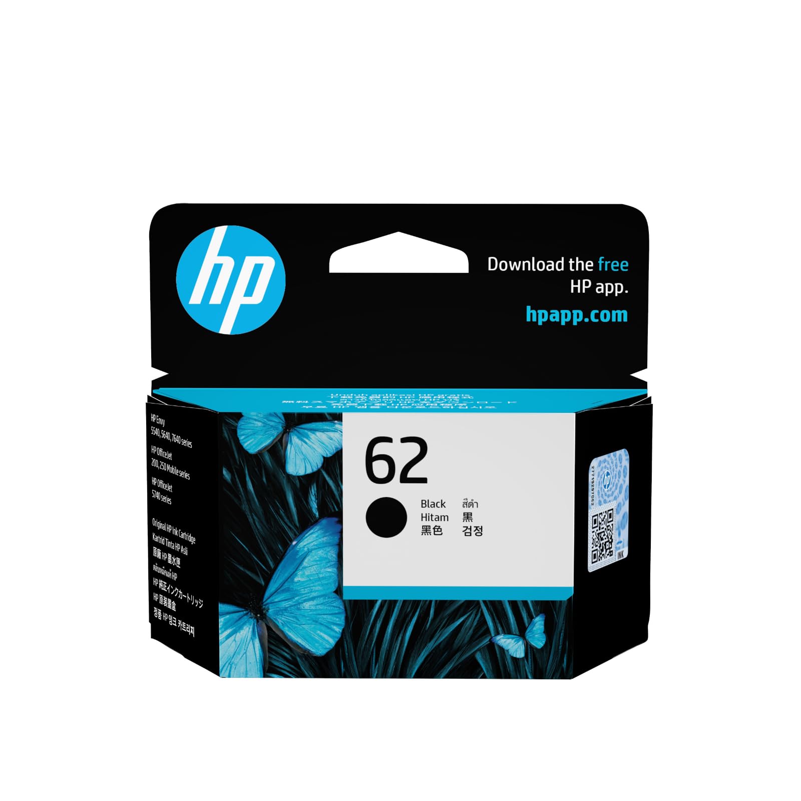 【新品未開封】HP純正インクカートリッジ　62 黒　4個セット Amazon.co.jp: HP 純正 インクカートリッジ HP 62 ブラック | 国内正規