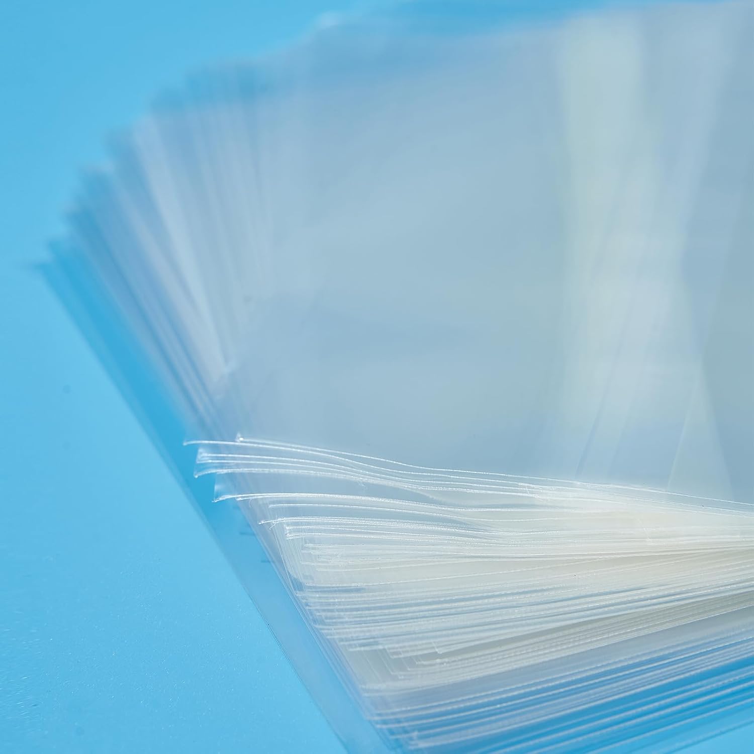 Progo Clear Resealable OPP Plastic Wrap Bags for 14mm DVD Cases - Dust-Proof, Food Safe, Durable Protective Sleeves - 8 1/8 x 6 inches (100)