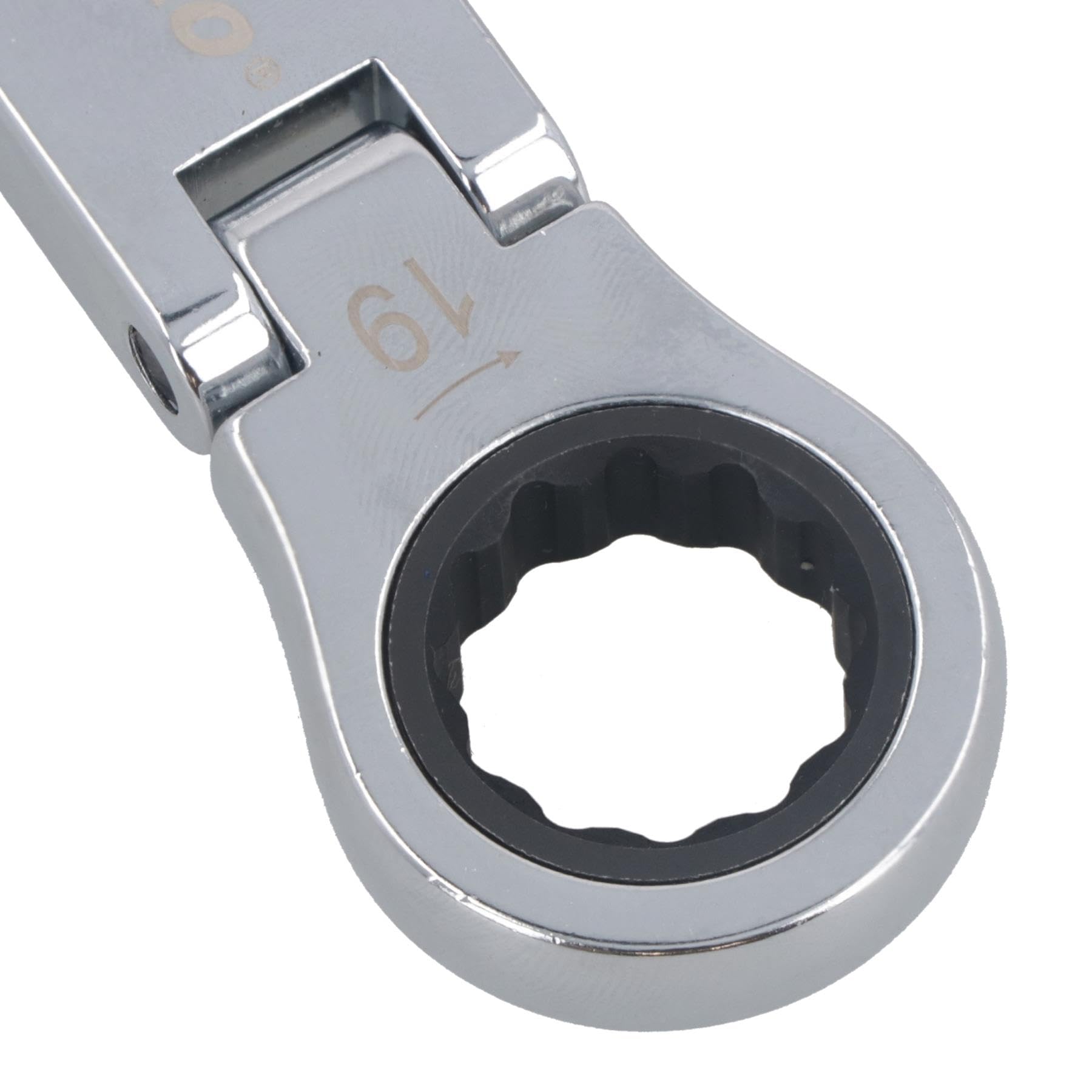 AB Tools Zestaw kluczy metrycznych z podwójną głowicą Flexi 8 - 19 mm 6 szt. 72 zęby