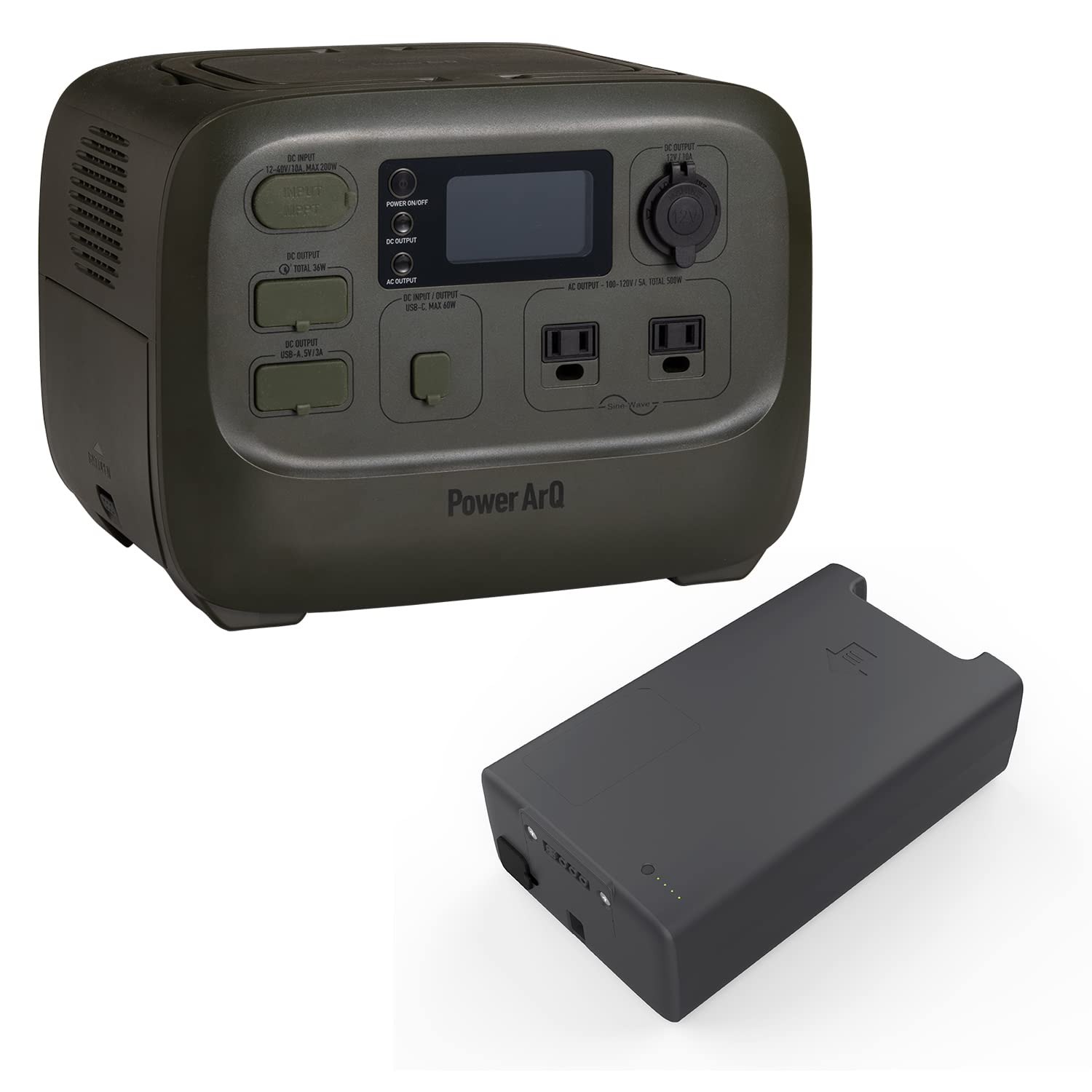 Amazon.co.jp: SmartTap ポータブル電源 PowerArQ3 オリーブドラブ