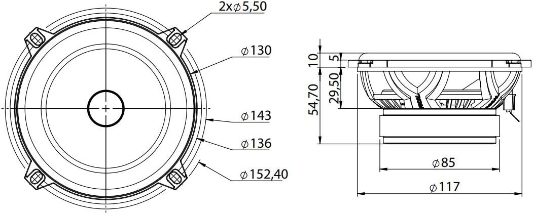 Focal Car Audio 130AS Access Series 13cm 5" Component Speaker System