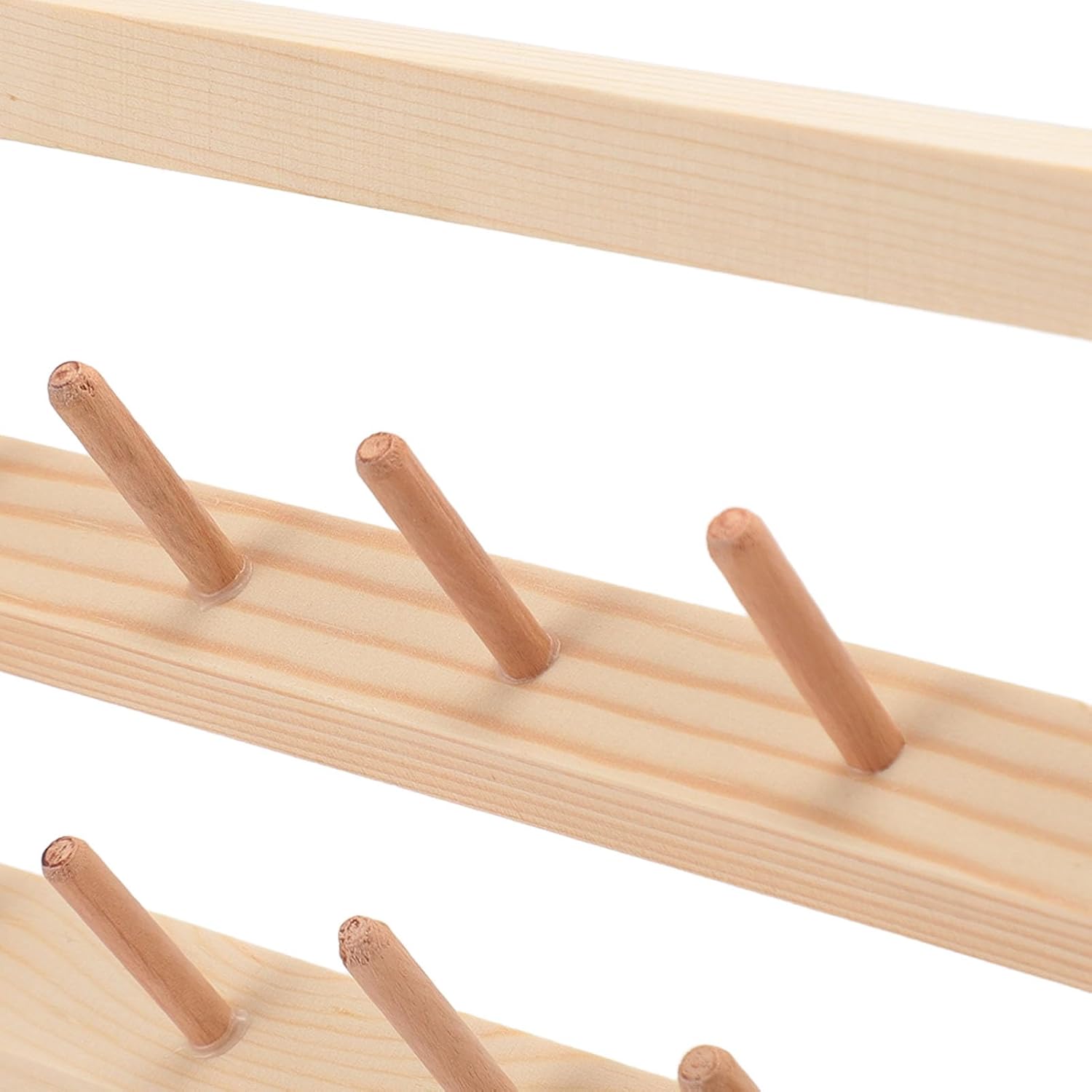 48 Spool Wooden Thread Holder, Wooden Thread Organizer Wall Rack, Sewing and Embroidery Threads Organizer for Storing Sewing, Quilting, And Embroidery Spools