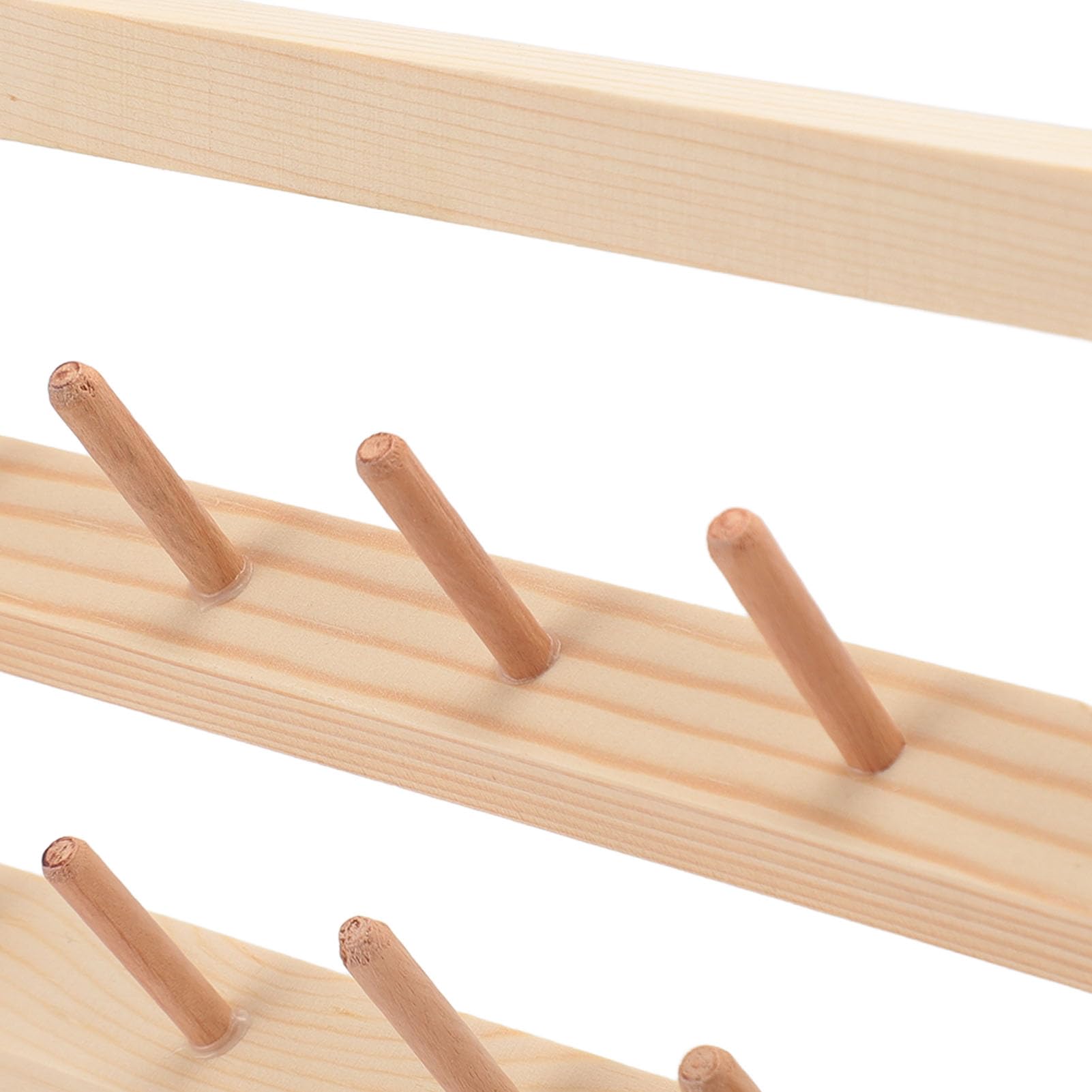 Porta Rocchetti In Legno Per Parete - Organizer Per 48 Bobine Di Filo Da Cucito E Ricamo - Foto 11