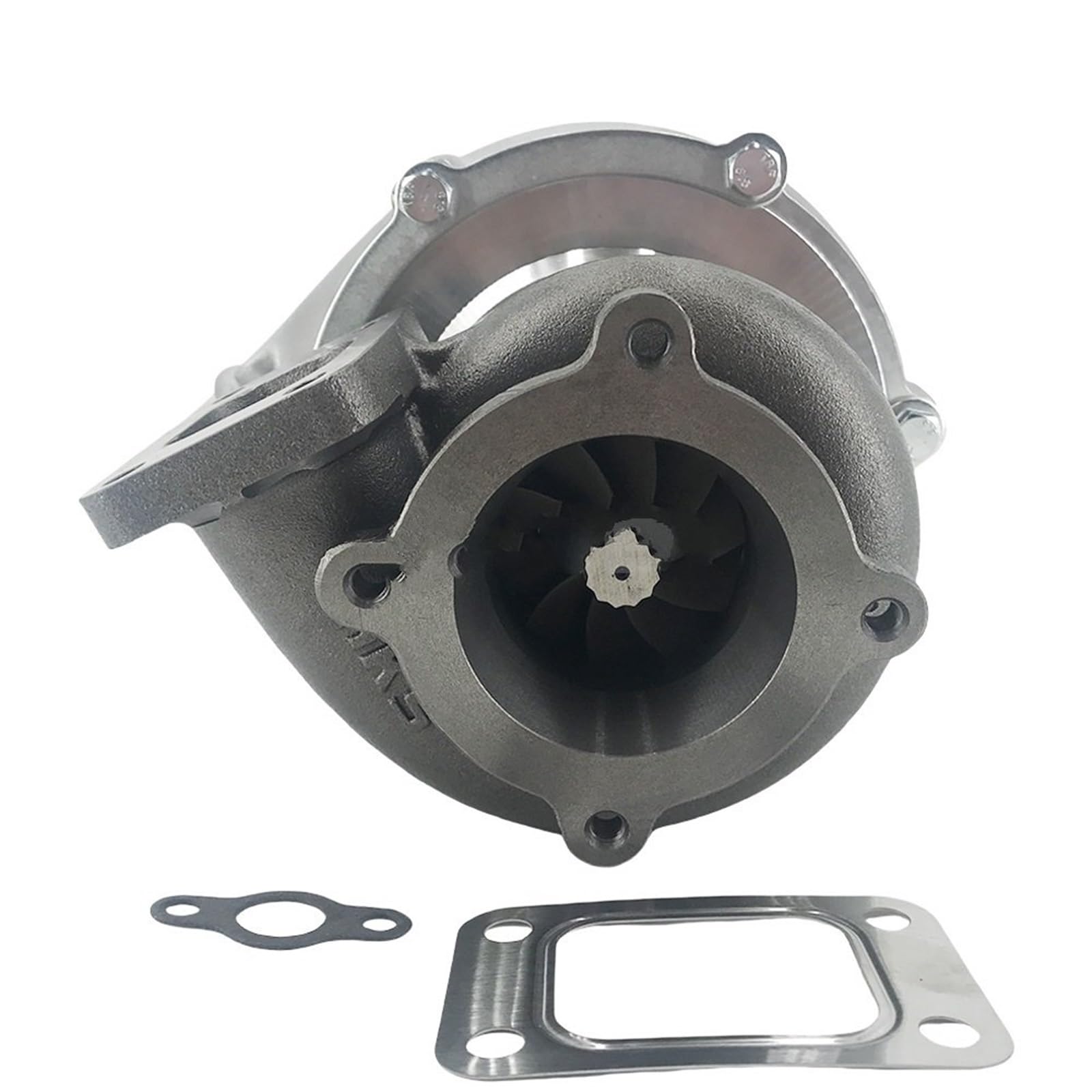 Turbocompresor Compatible con el cartucho turbo Garrett GTX30 GTX-Series GTX3071R doble rodamiento de bolas cerámica, rueda palanquilla GEN 2 TH T25 4