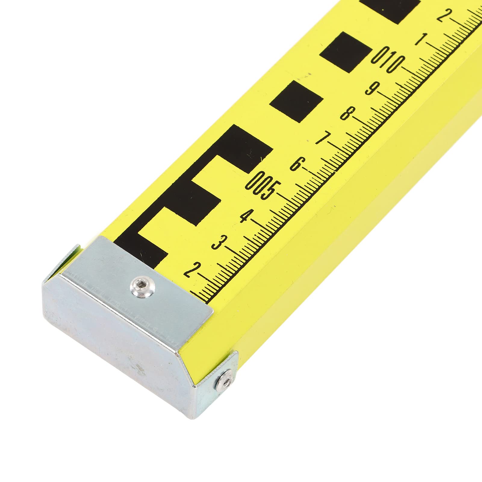 Righello a Scorrimento, 3 Metri, Design Pieghevole, Righello per la Misurazione del Metallo in Lega di Alluminio per la Lavorazione del Legno con Borsa di Stoccaggio,