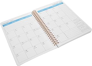 VILLCASE Budgetplaner Notizbuch mit Spiralbindung Finanzplanerbuch für Monatsbudget Budgetordner zum Planen und Organisieren Budgetheft mit Notizblättern