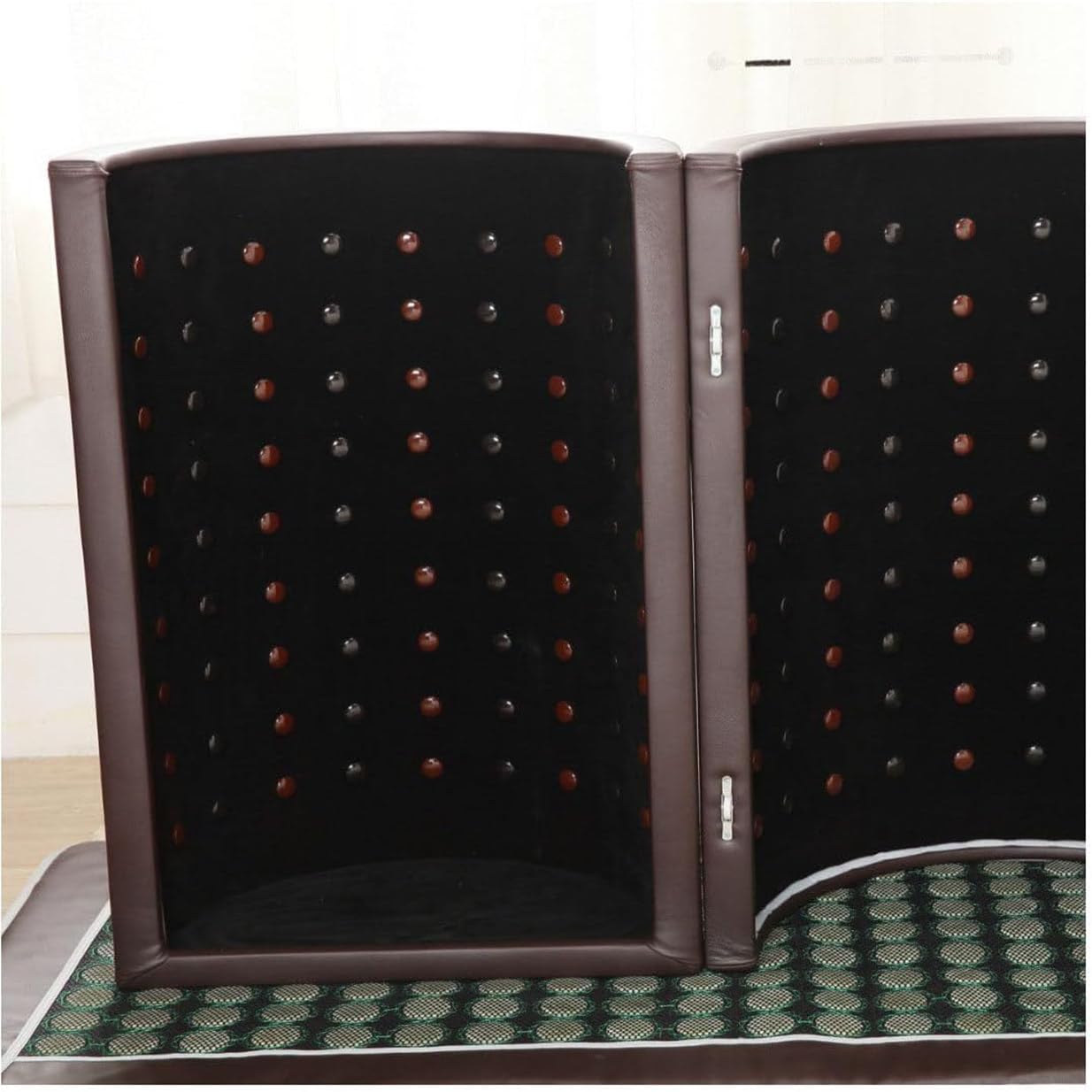 Cúpula De Sauna De Infrarrojos Lejanos, Cabina De Cápsula De Sauna Personal 360 ​​grados, Sauna Portátil Para El Hogar, Sauna Moldeadora Corporal Con Controlador De 3 Zonas Para Spa En El Hogar,White