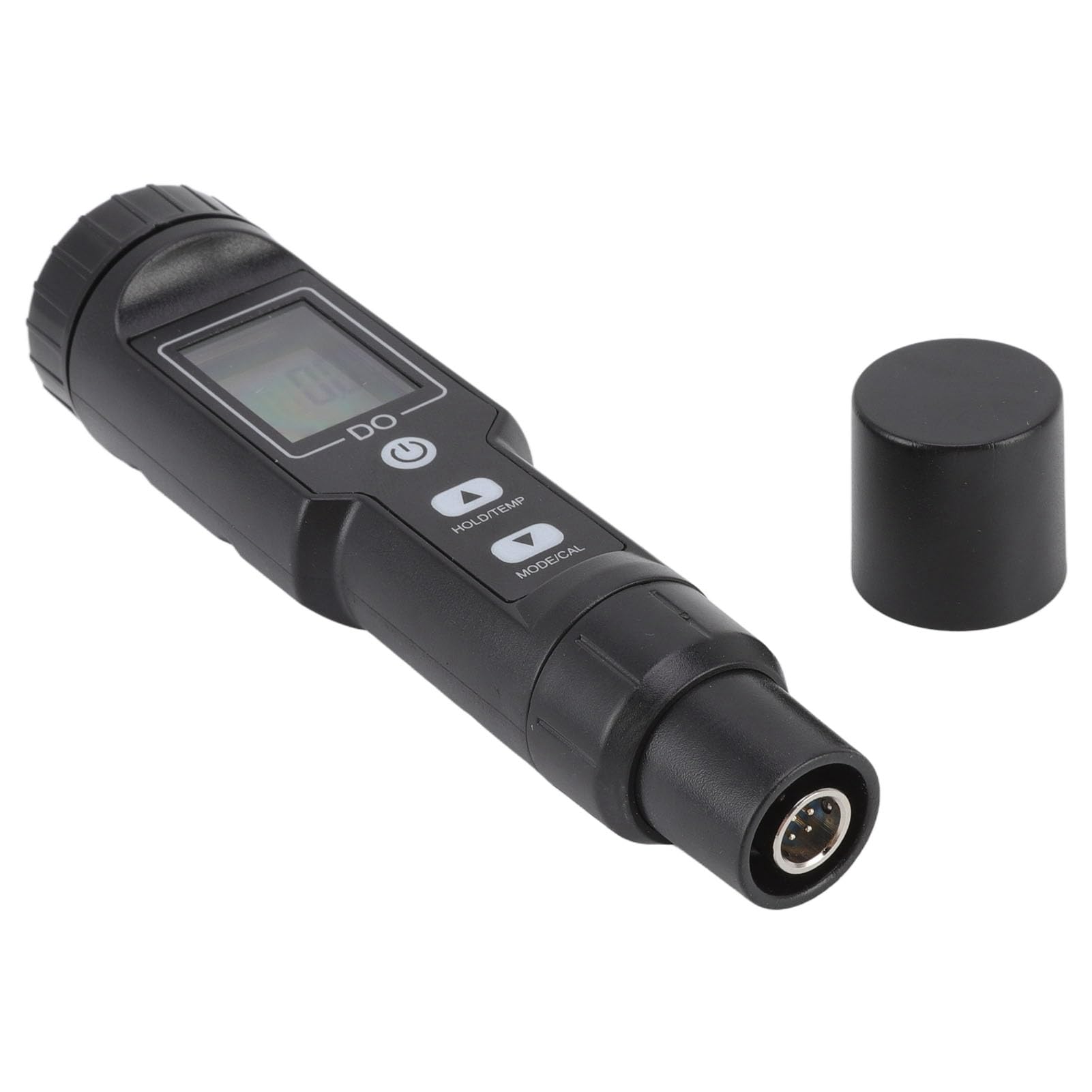 Annadue Medidor de Oxígeno Disuelto, Probador de Medidor de OD Portátil, Pantalla Digital, Sensor de Sonda Desmontable para Acuario, Experimento, Prueba de Agua de Investigación (sin retroiluminación)
