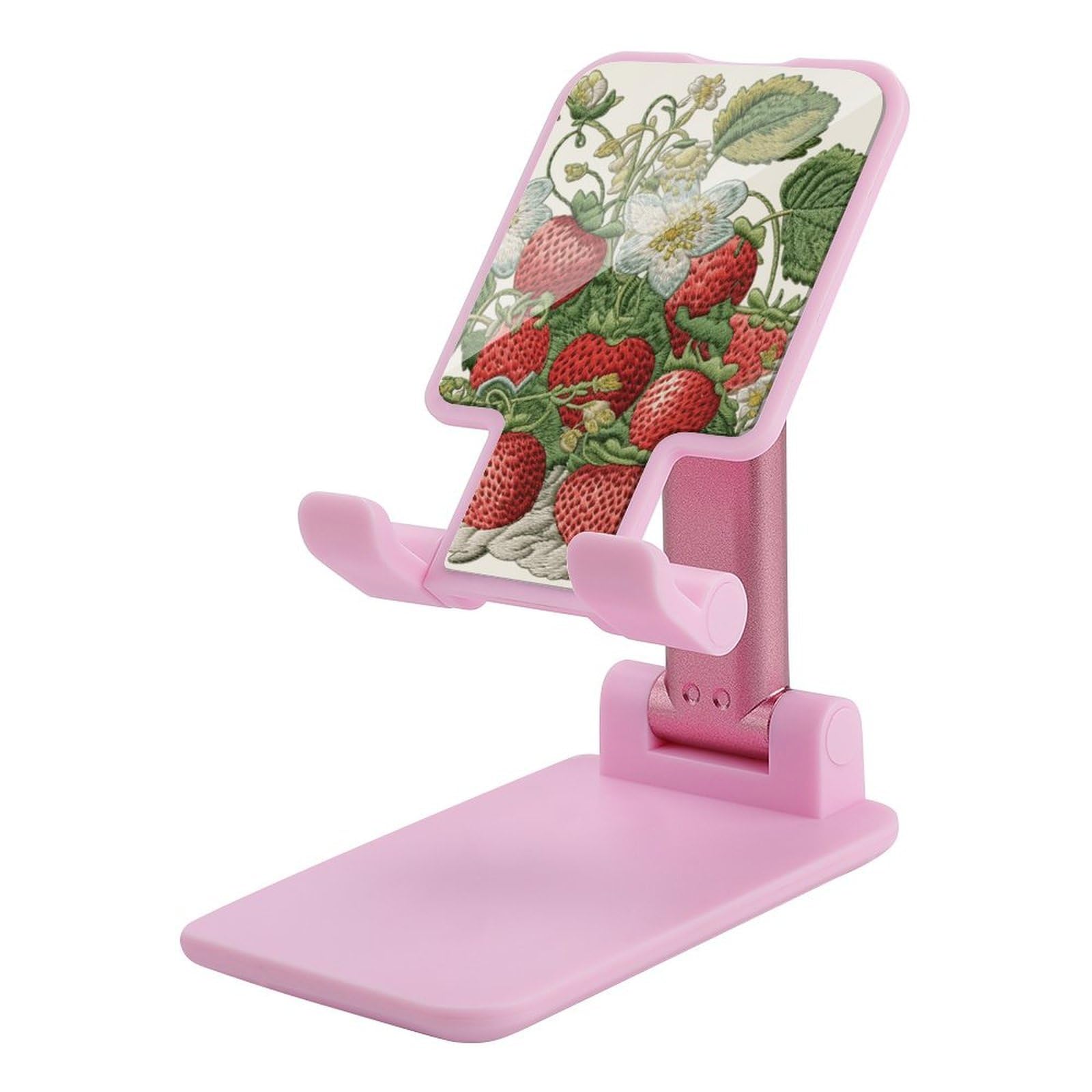 Support de téléphone portable pour bureau stable pliable broderie