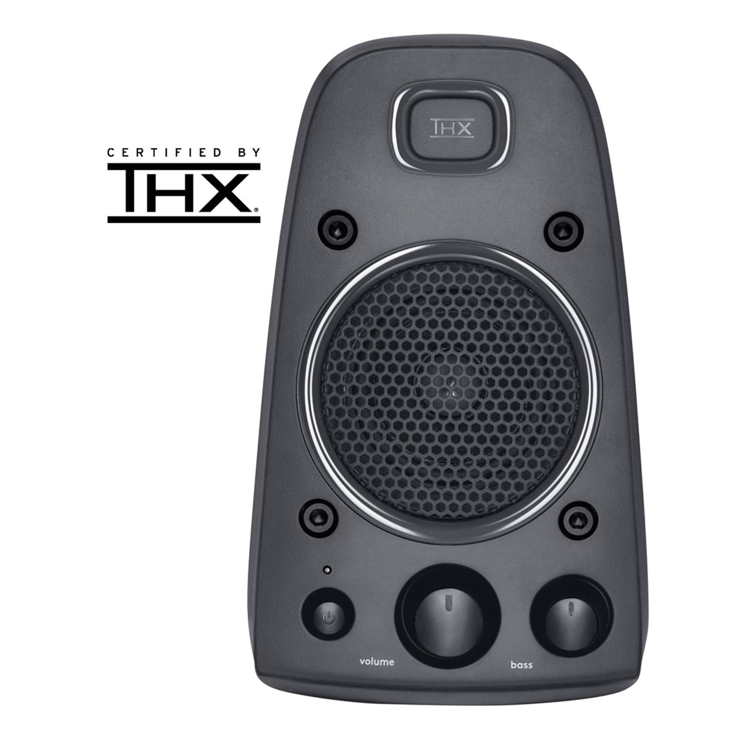 Logitech Z625 Powerful Thx Sound, Głośniki Komputerowe, Wyjątkowy Dźwięk Thx I Technologia Optyczna, Analog, Pc/Mac - Czarny,980-001256