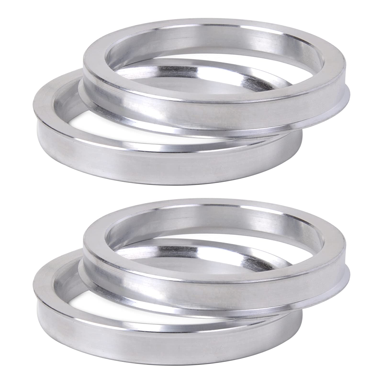 4 Bagues De Centrage Pour Jantes Aluminium - Dimensions 73,1 Mm (ext) / 56,1 Mm (int) - Plastique ABS