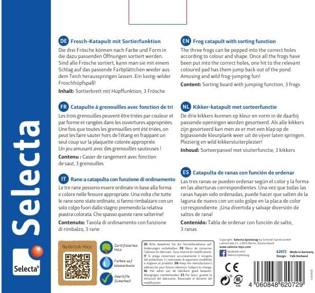 Selecta 62072 Saltino, zabawka motoryczna z drewna