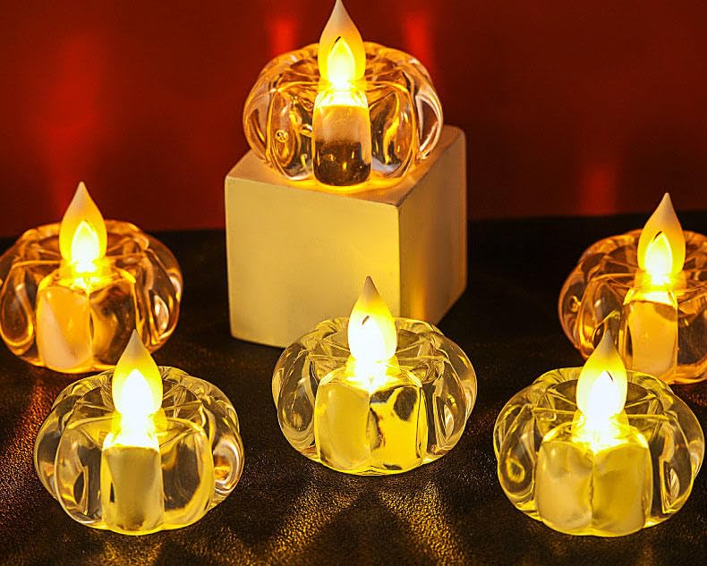 The Elegant Decor| Curved LED Candles for Home Decoration-Electric Flameless, Smokeless LED Diya Lights, Crystal for Home Decor,Diwali Festivals Decoration,Christmas,New Year,Festive,Navratri (6)-image-33