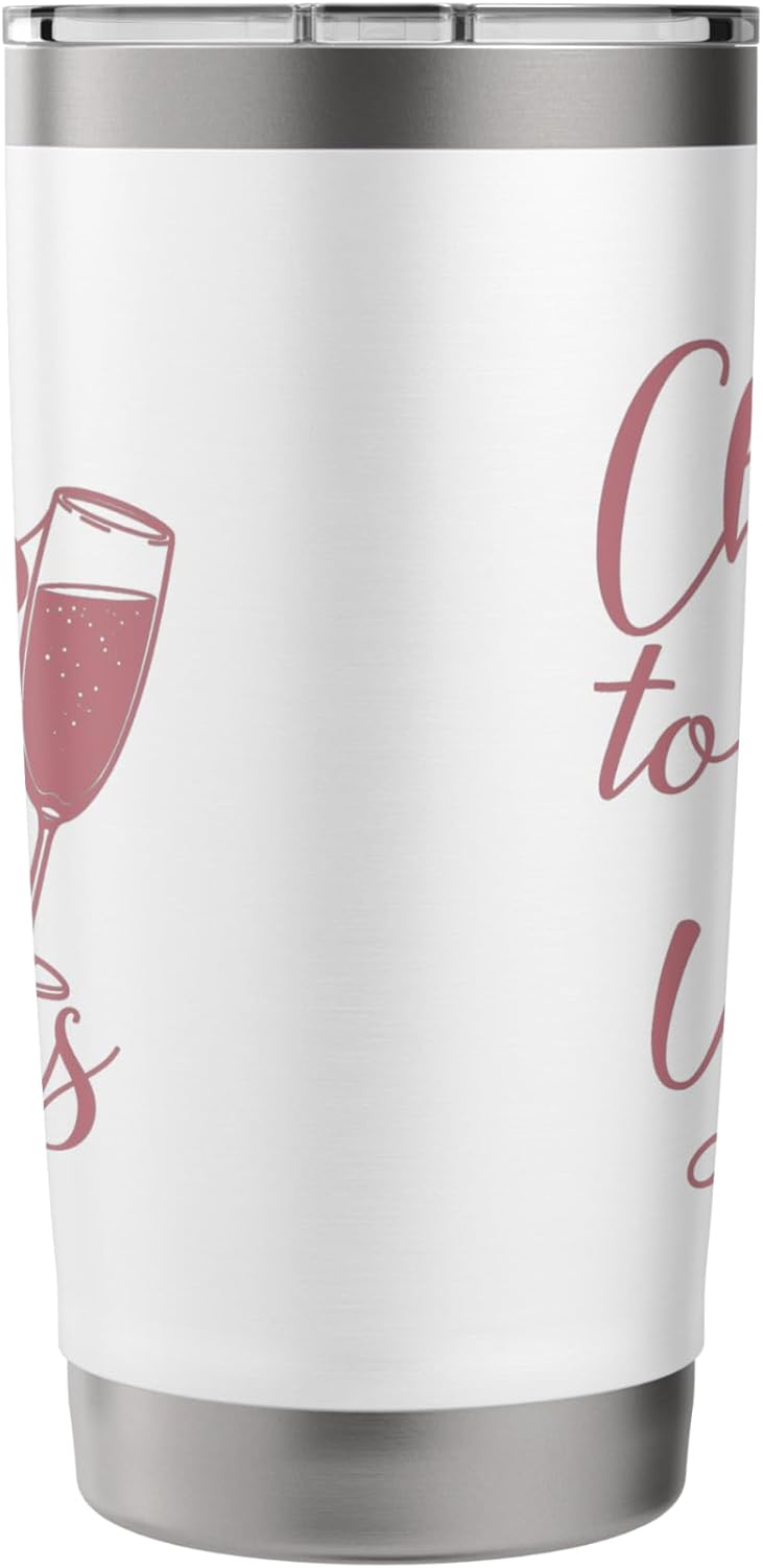 Cheers To 18 Years Her Women 18th Birthday Anniversary Stainless Steel Insulated Tumbler - Image 2