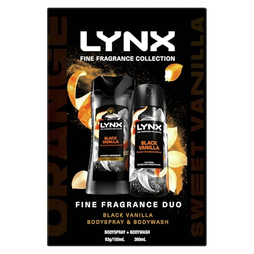 LYNX Giftset Duo Black Vanilla R25 510 ML