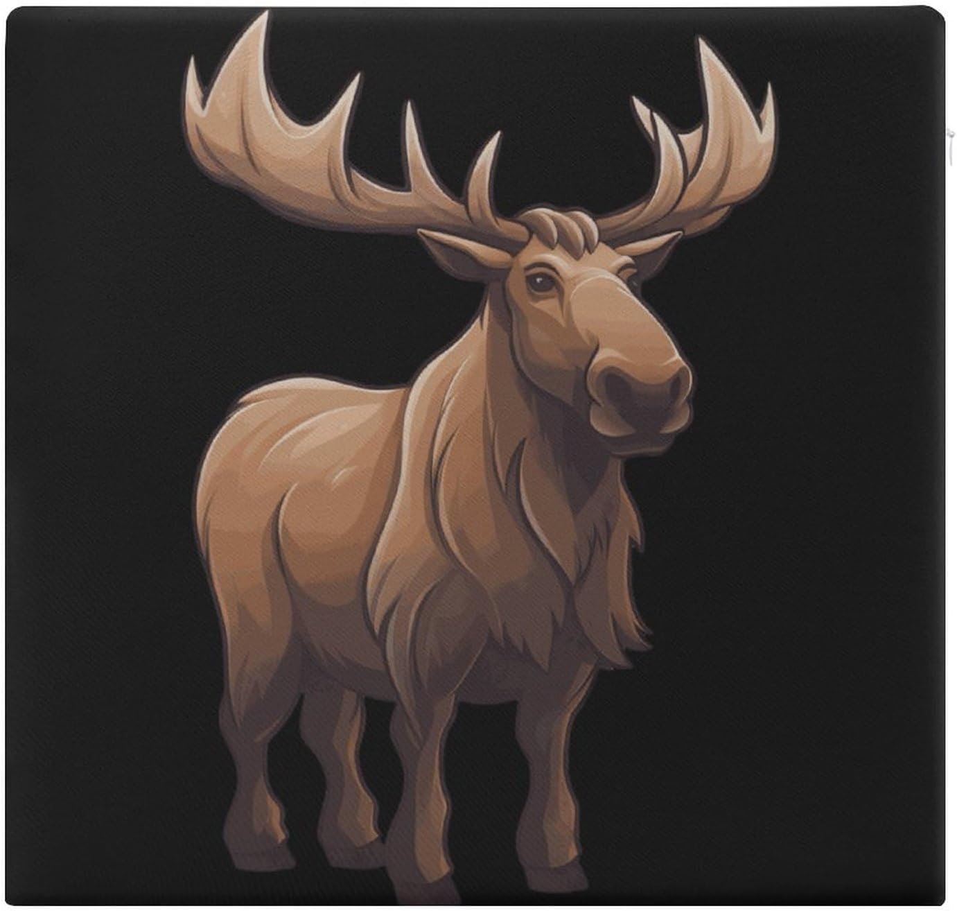 Moose Floor Pillow Meditation Yoga Cushion Square Chair Cushion Pillows Seating for Adults