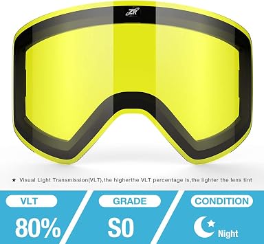 ZIONOR X11 Ski Goggles with Lens
