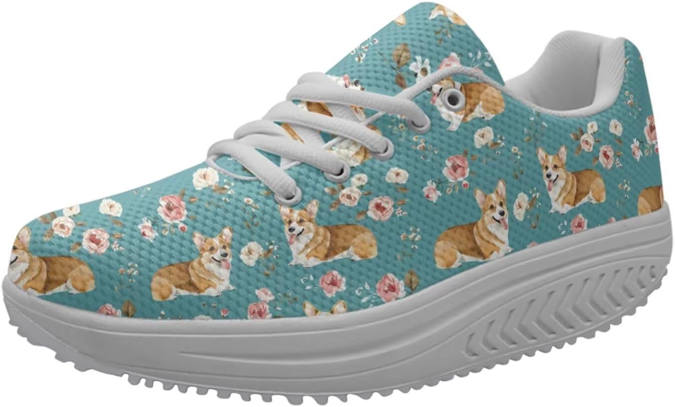 FOR U DESIGNS Womens Casual Sneakers - Rocker Bottom Comfort