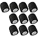 Mintice 10 X vendaje autoadhesivo vendajes cohesivos fuerte elástico cinta de primeros auxilios color de negro para muñeca tobillo deporte Los 4.5mx5cm