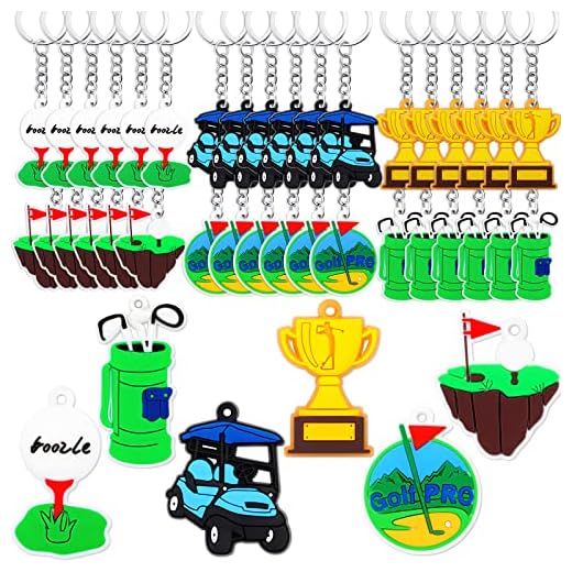 36pcs Golf Party Keychains Golf Party Favors Golf Party Decorations for Golf Theme Party Supplies Golf Themed Birthday Party Sport Themed Party Baby Shower Favors