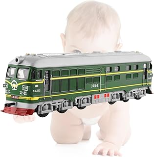 TOYANDONA Figura De Trem A Vapor Estatueta De Trem Vintage Modelo De Trem Modelo De Trem Artificial Modelo De Trem De Metal Escultura De Trem Realista Modelo De Trem De Simulação Clássico