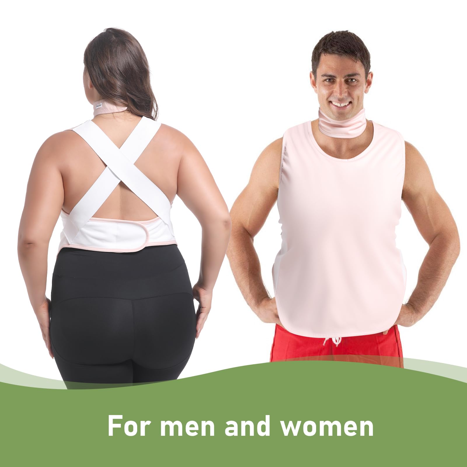 DEROWN Castor Oil Vest Pack, Castor Oil Packs Wrap, Organic Castor Oil Cold Pressed Glass Bottle, Soft Organic Cotton Flannel & Waterproof PUL, Reusable Massage Castor Oil Pack Kit