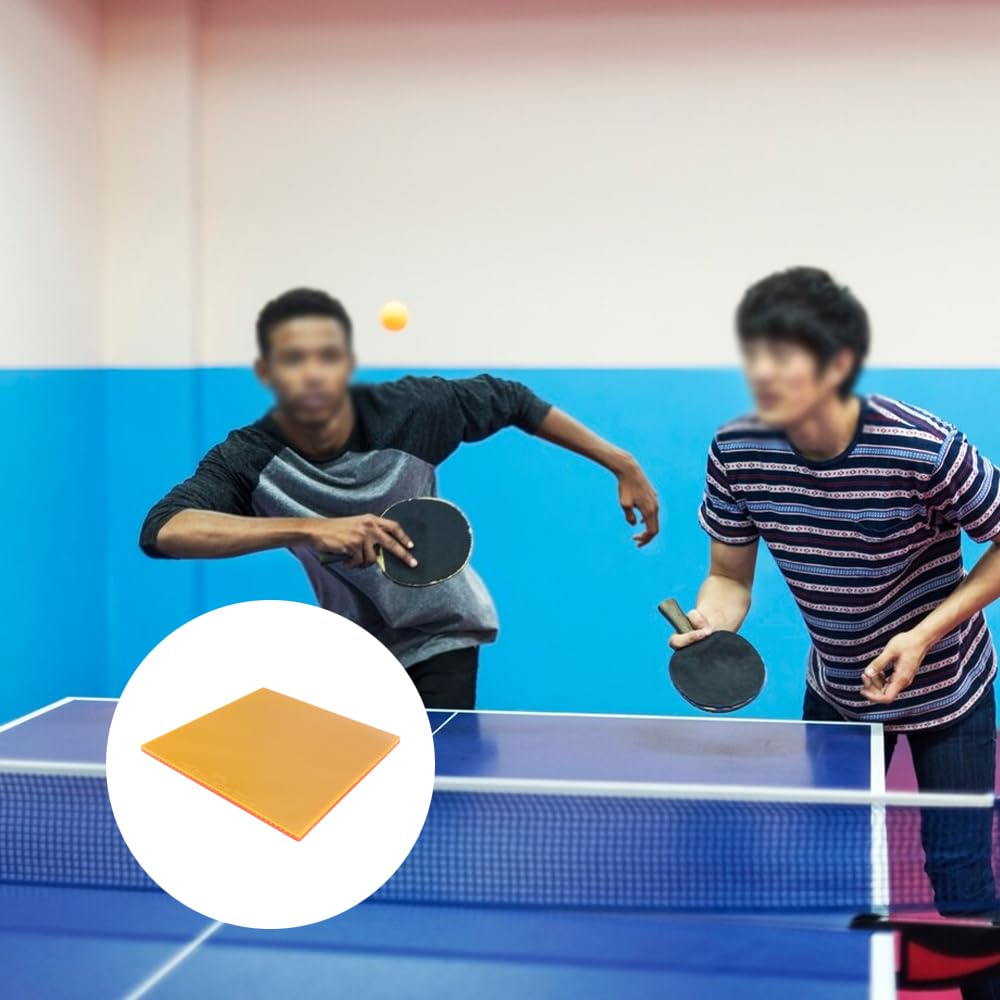 Goma para Raqueta de Tenis de Mesa 2,1 mm Adhesiva Arco Ataque Entrenamiento Competición