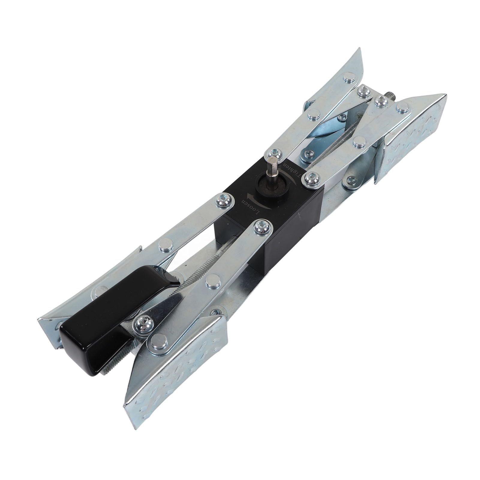 Akozon 2PCS X Kształt Kołek Stabilizator kół RV Pirena - Odlewana Stalowa Stabilizator Tarcia do Przyczep Podróży, Obozowiczów i Samochodów Samochodowych - Regulowany Kółko z Wiertłem