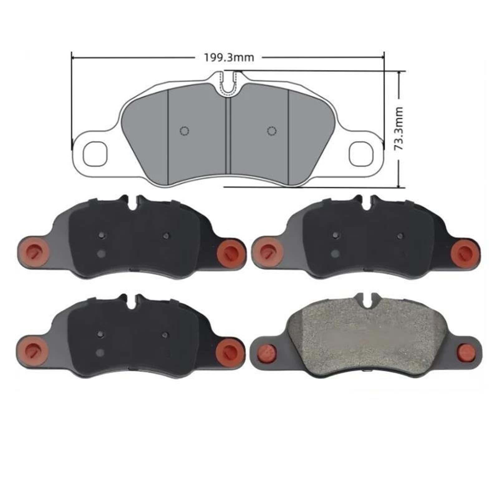 Pastillas Freno Coche Para 718 Spyder 982 2020-99735193819