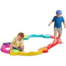 B. Toys &ndash; Balance Beam for Kids &ndash; Musical Games &amp; Activities &ndash; 5 Sensory Stones, 8 Wavy Beams &amp; 1 Musical Pod &ndash; Indoor &amp; Outdoor Active Play &ndash; 3 Years + &ndash; Balance &amp; Groove Set