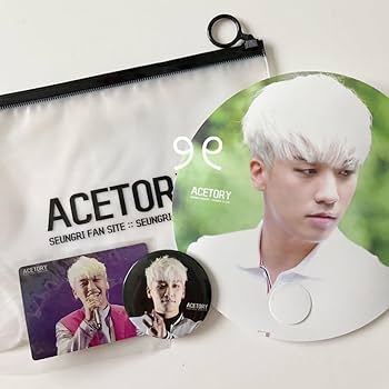 Amazon.co.jp: BIGBANG スローガン スンリ V.I 缶バッジ うちわ