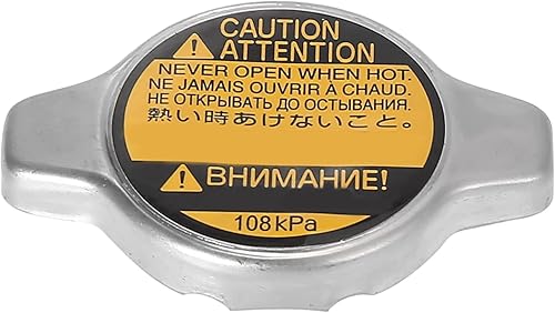 Unifizz Tapa de recuperación de refrigerante de radiador de tono plateado reemplaza 16401-31650 para Toyota 4Runner 2003-2010 para Lexus IS350