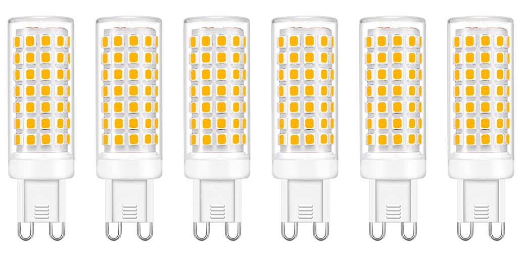 Low Voltage LED G9 LED Bulb 12V-24V AC/DC, G9 Bi Pin Base Dimmable 5W (50W Halogen Bulb Replacement) Warm White 3000K 400 Lumen Light Bulb for RV Camper Marine Boat Yacht (3000K-Warm White, G9)