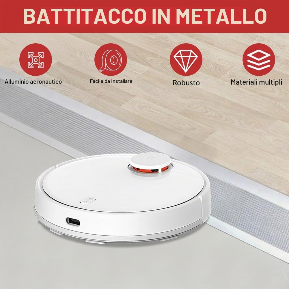 Listello di transizione in alluminio,100 x 900 mm Profilo di transizione Profilo di compensazione dell'altezza,Binario di transizione per soglie,pavimenti compositi,compensazione dell'altezza 8-40 mm